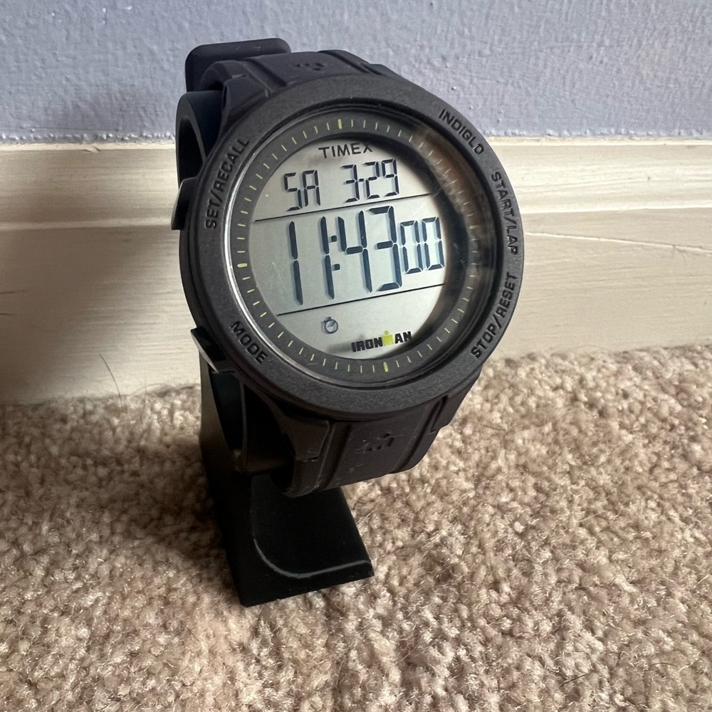 Timex Black Smartwatch with Digital Display and Durable Design TW5M14500